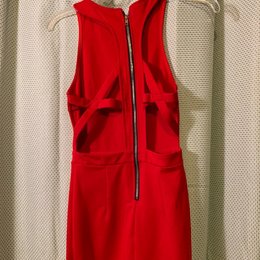 Red Bodycon Mini Dress